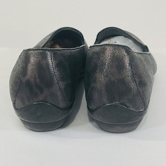 Dansko Slip On Comfort Shoes Womens EU 37 US 7 Cheetah Cat Black Metallic Loafer - Picture 10 of 13